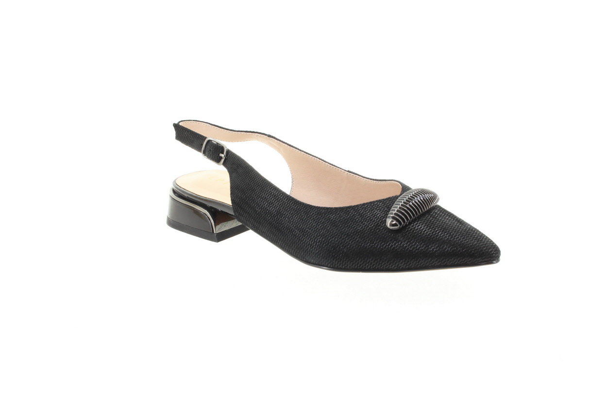 EPICA Dámské černé kožené lodičky