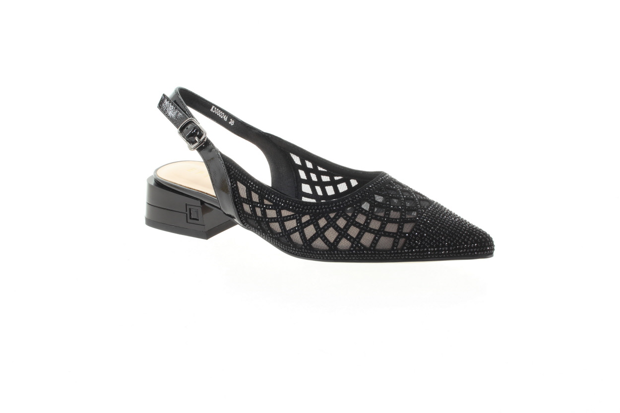 EPICA Dámské kožené černé lodičky