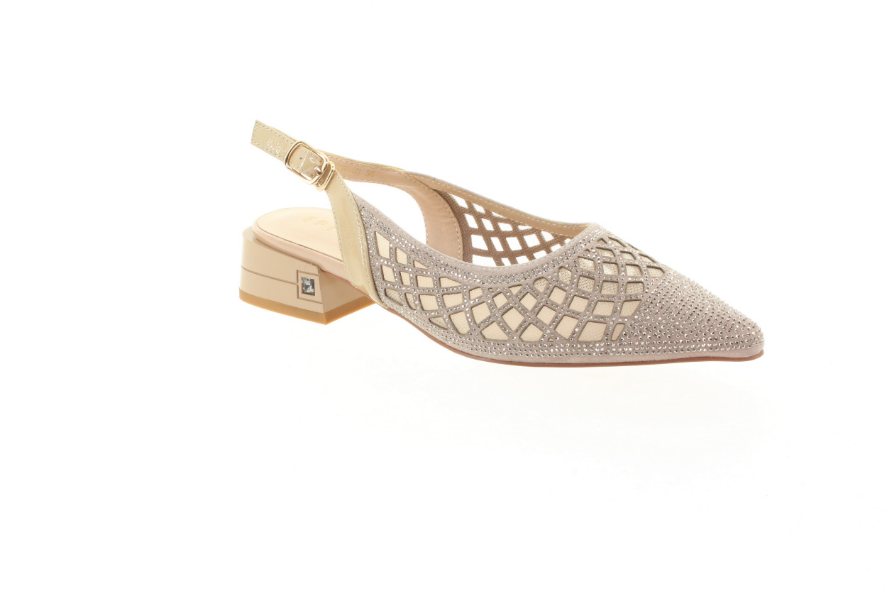 EPICA Dámské kožené béžové lodičky