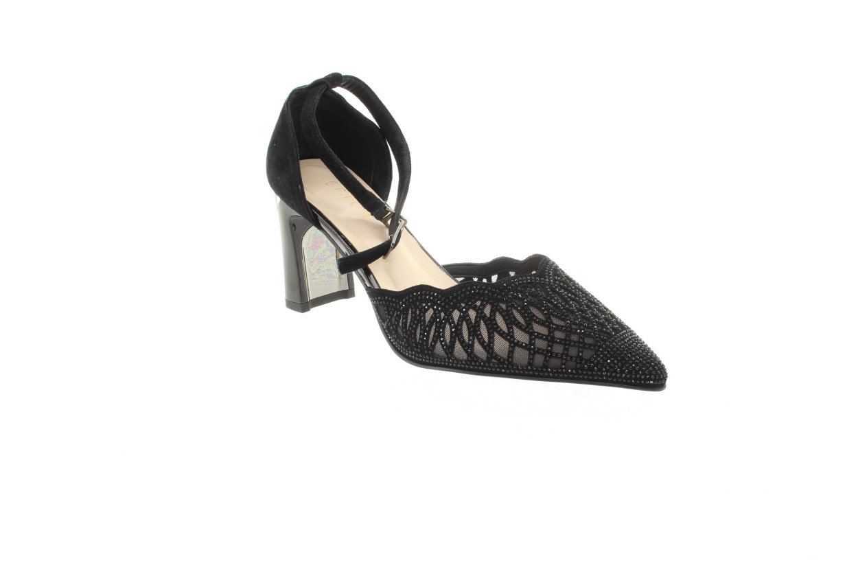 EPICA Dámské černé kožené lodičky