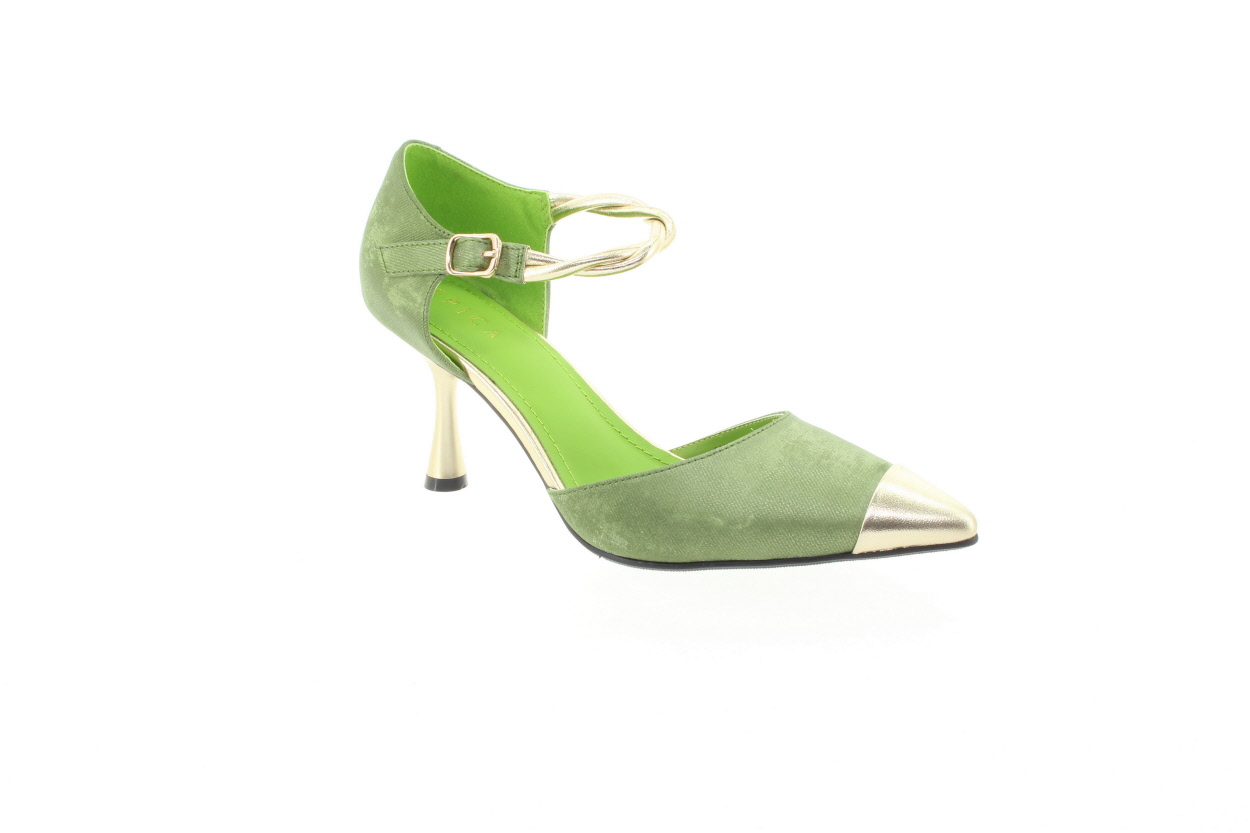 EPICA Dámské kožené zelené lodičky