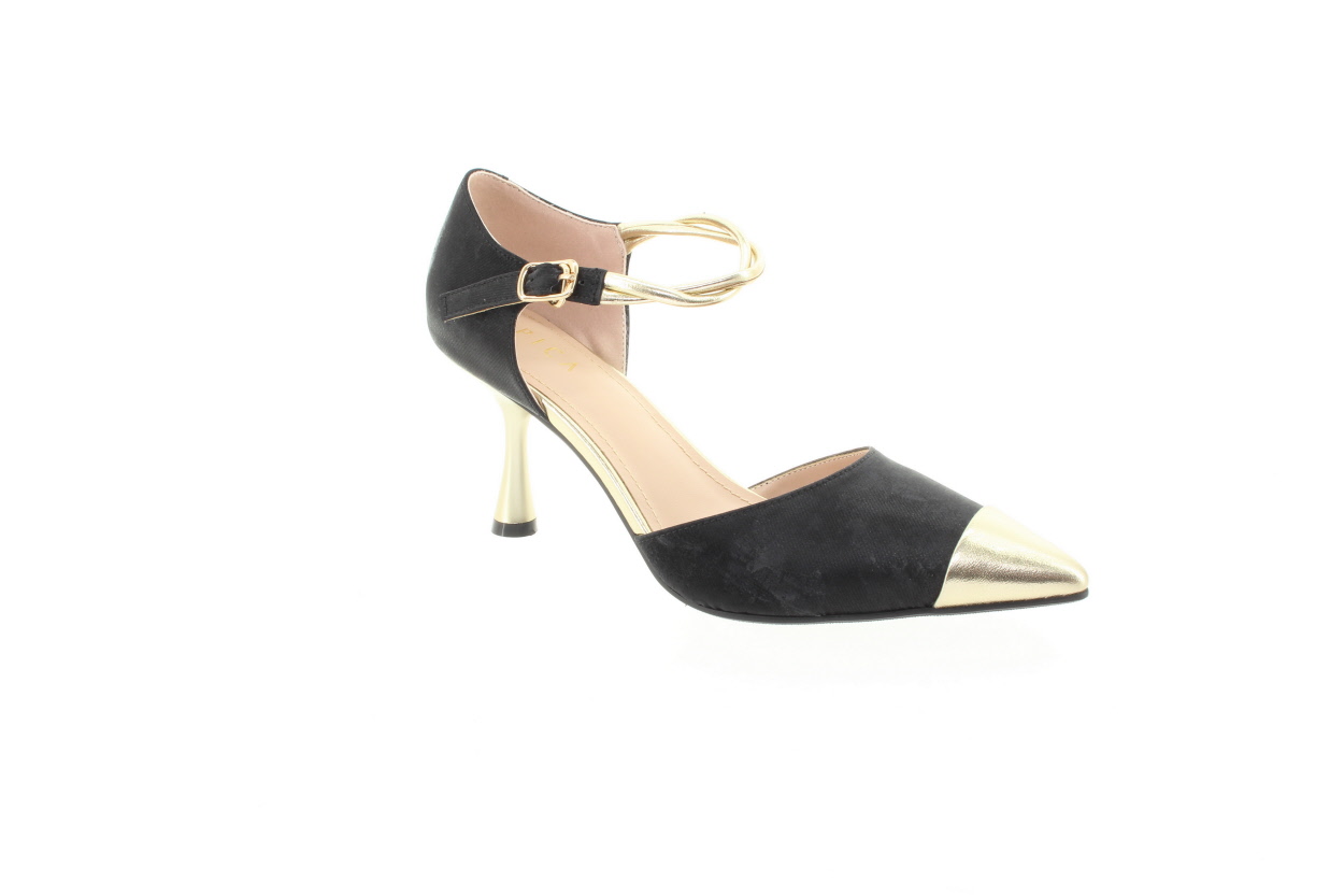 EPICA Dámské kožené černé lodičky