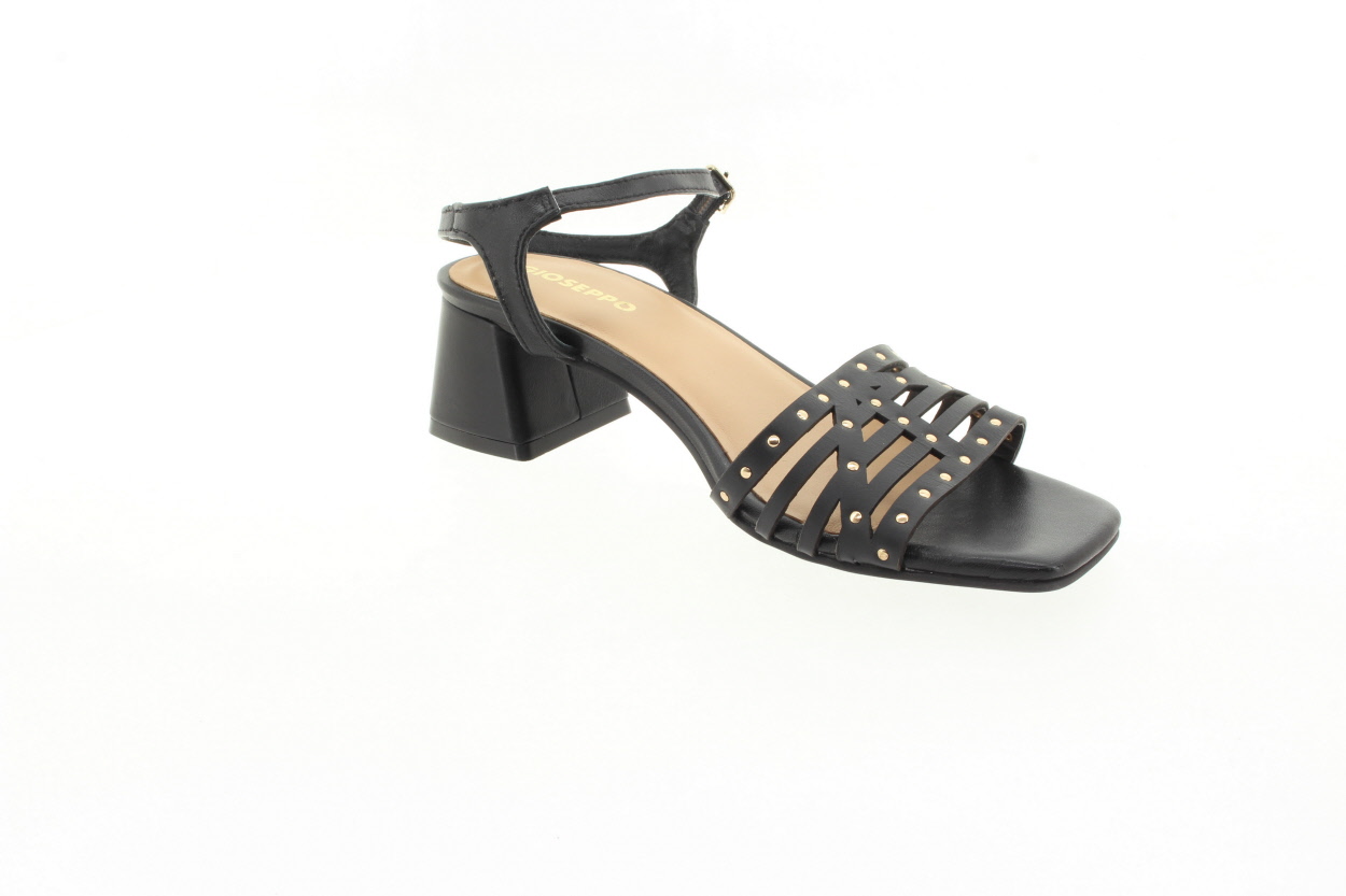 GIOSEPPO Dámské kožené černé páskové