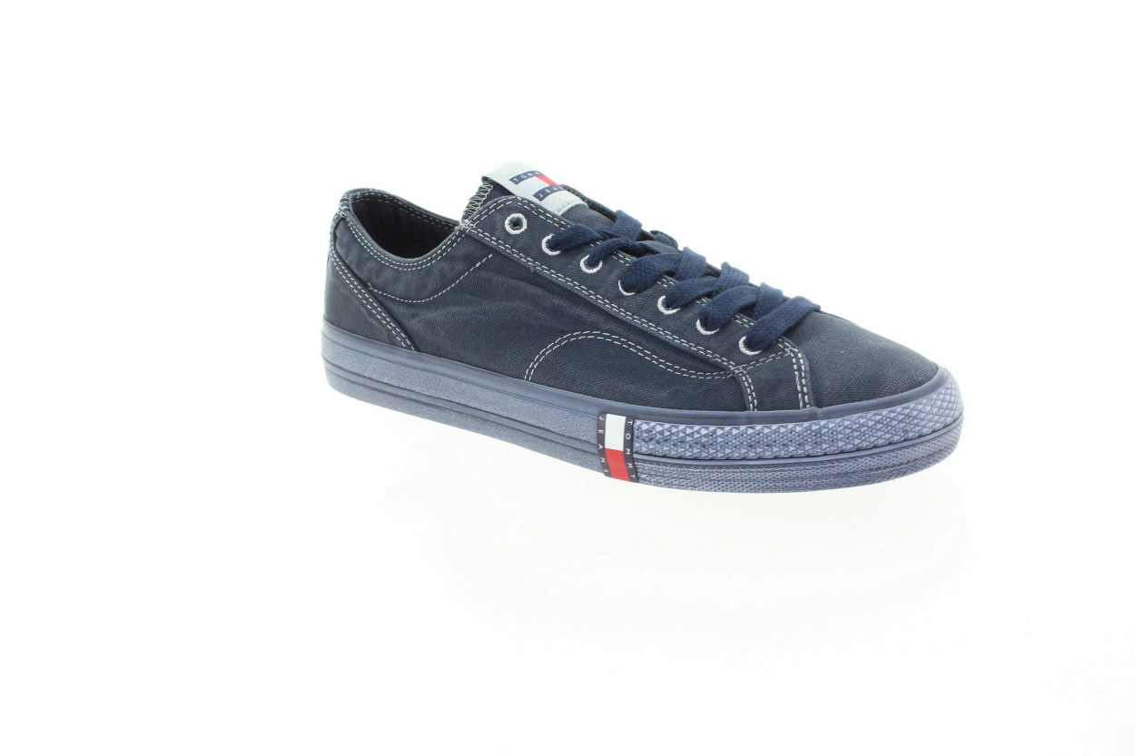 TOMMY HILFIGER Pánské modré textilní tenisky