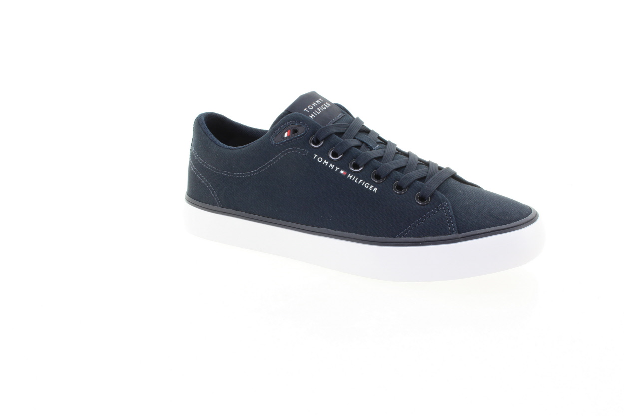TOMMY HILFIGER Pánské modré textilní tenisky