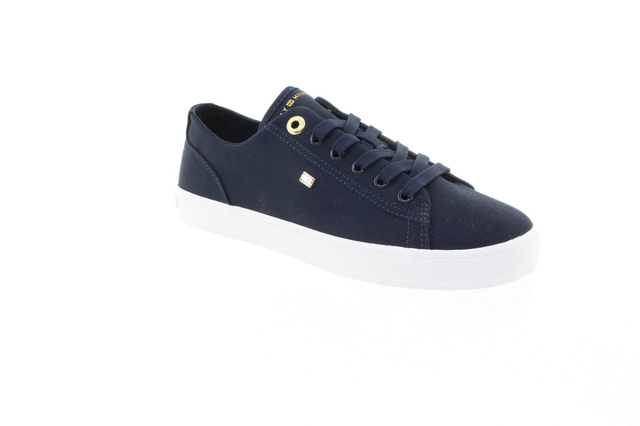 TOMMY HILFIGER Dámské modré textilní tenisky