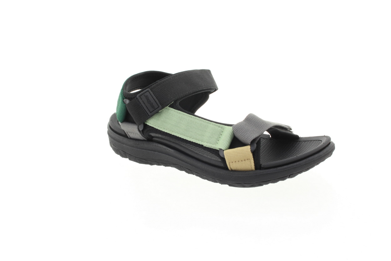 J'HAYBER Dámské černé textilní sandály