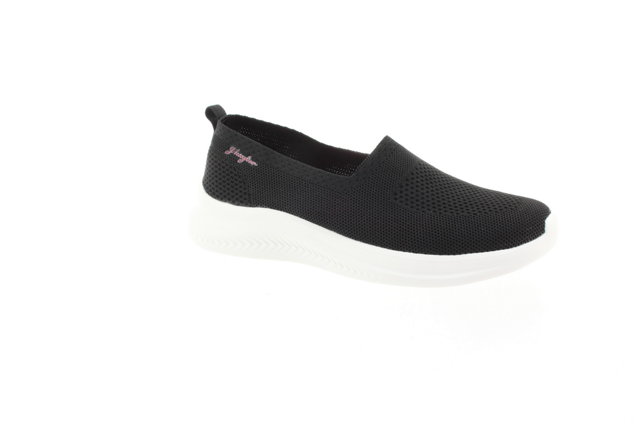 J'HAYBER Dámské černé textilní slip on