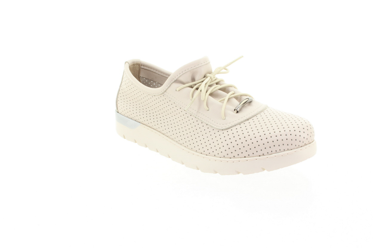 LOOKE Dámské krémové kožené pobotky