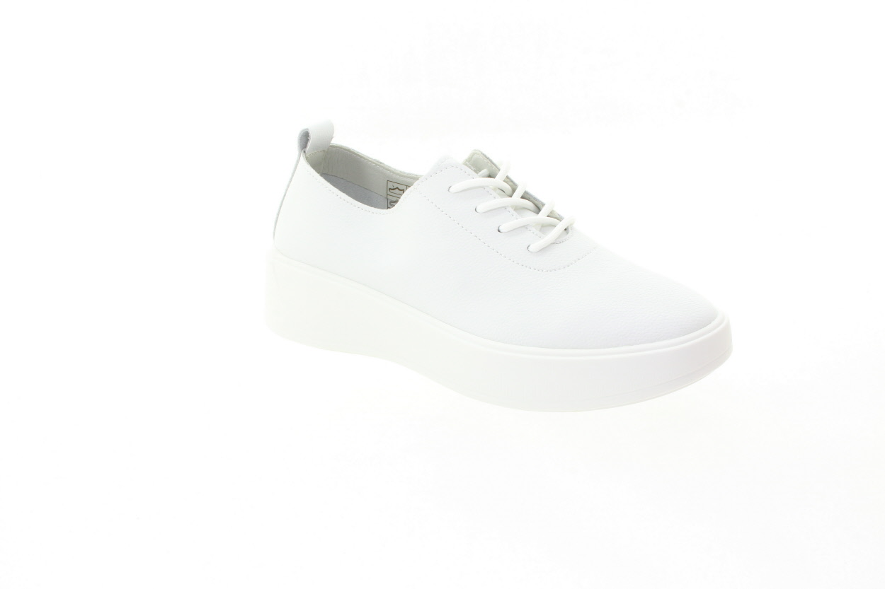 LOOKE Dámské bílé kožené tenisky