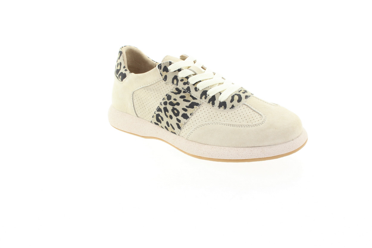 LOOKE Dámské kožené krémové tenisky