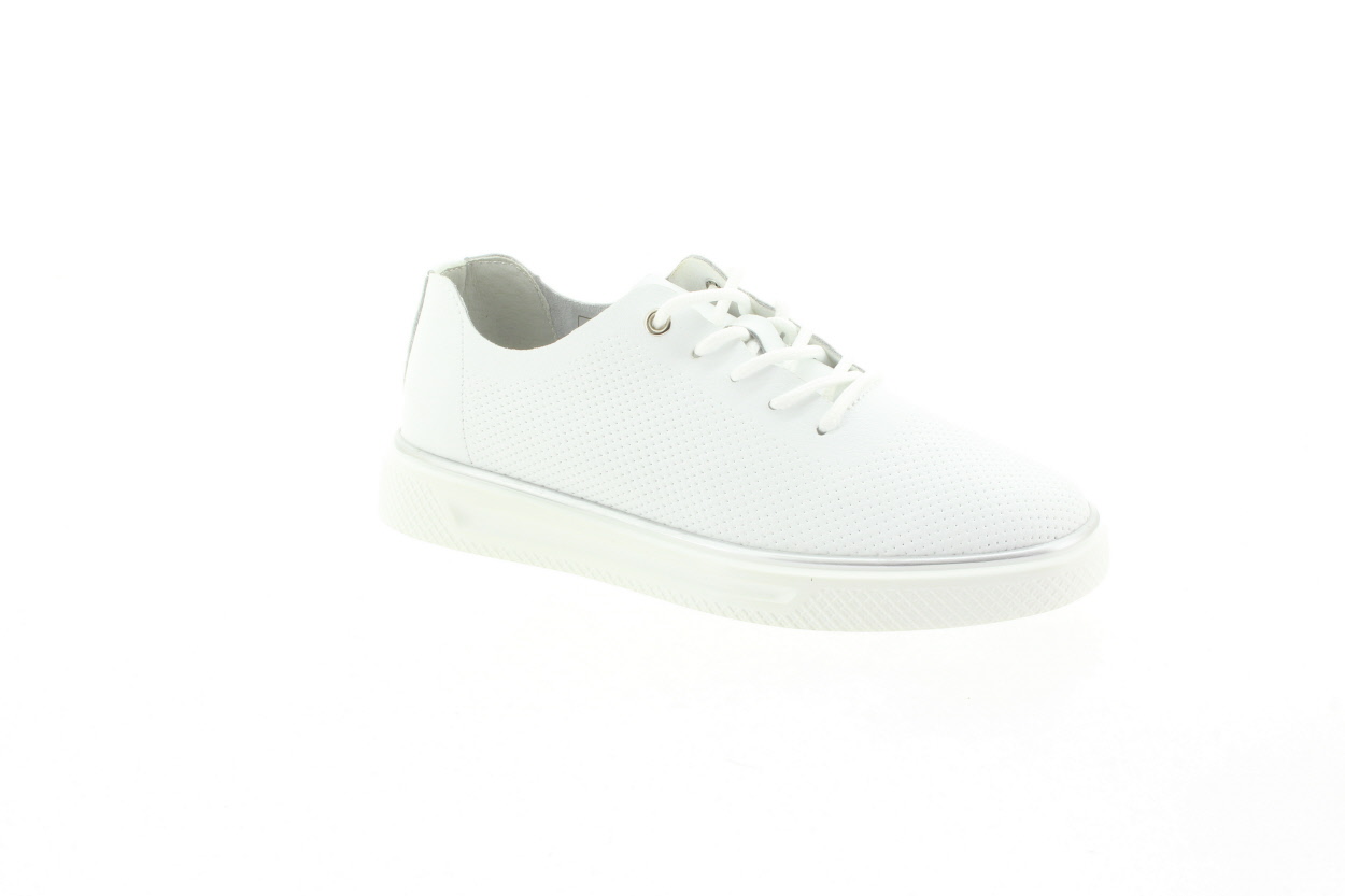 LOOKE Dámské bílé kožené tenisky