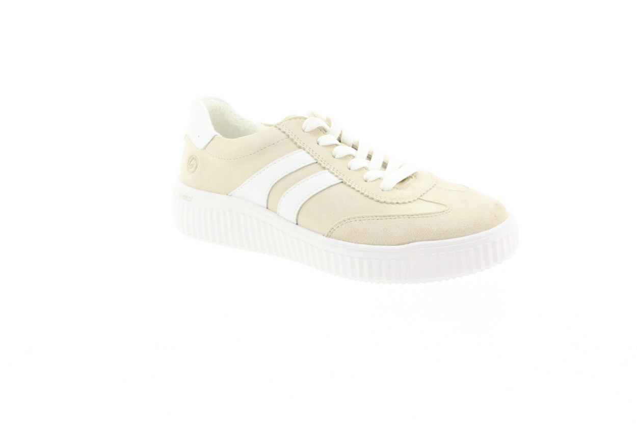 REMONTE Dámské béžové kožené tenisky