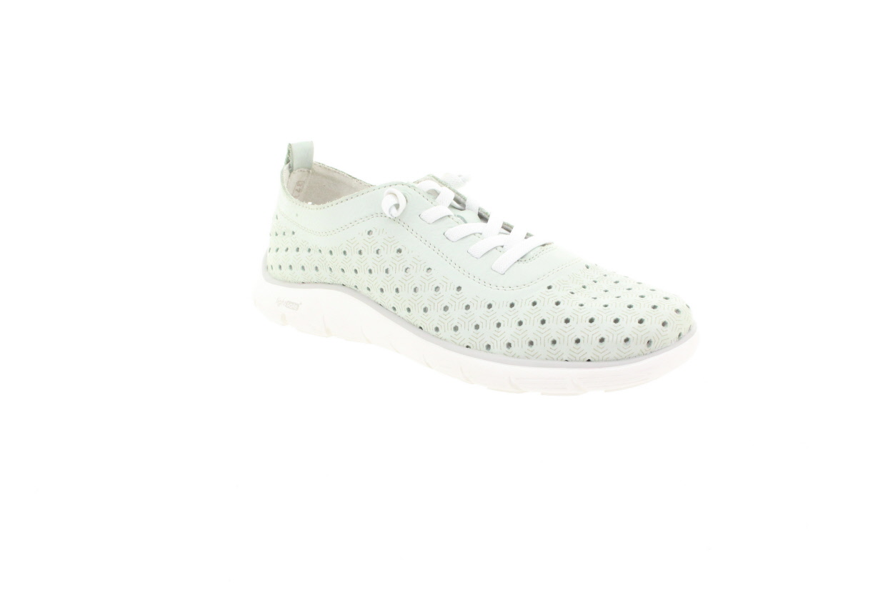 REMONTE Dámské kožené mintové polobotky