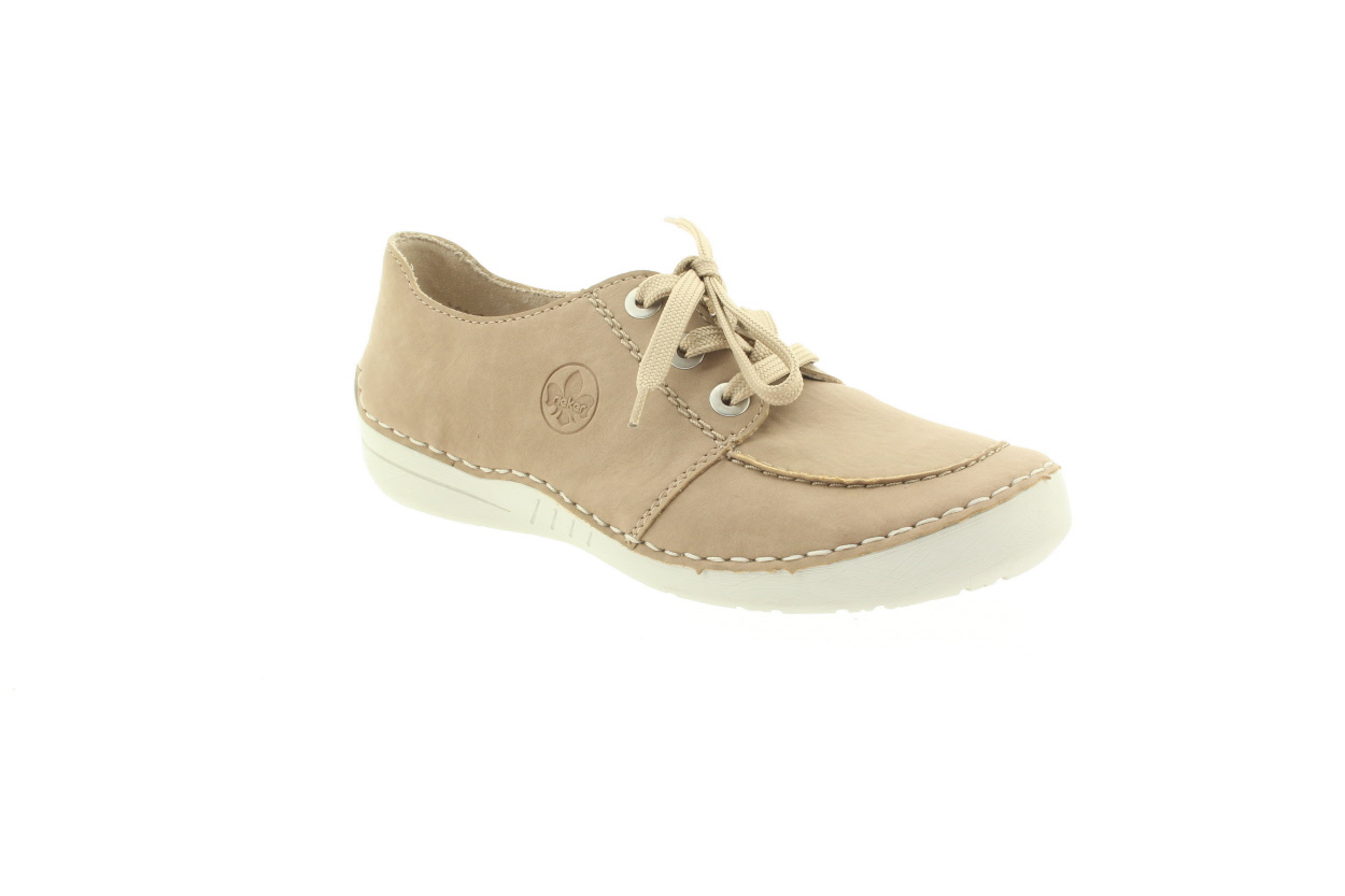 RIEKER Dámské béžové polobotky