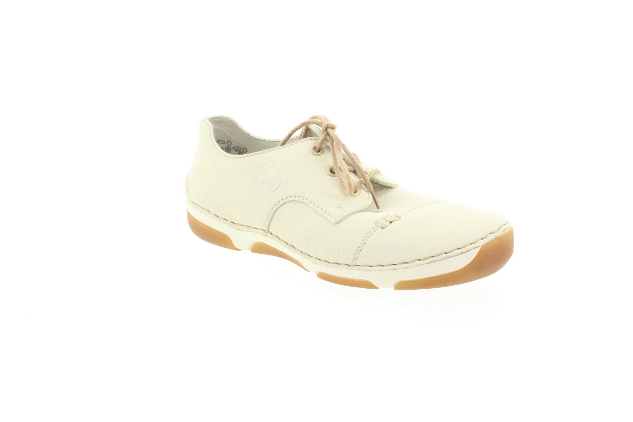 RIEKER Dámské starobílé polobotky