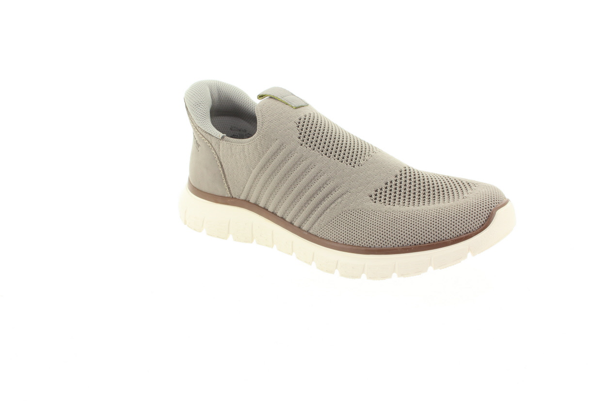 RIEKER Pánské béžové textilní slip on