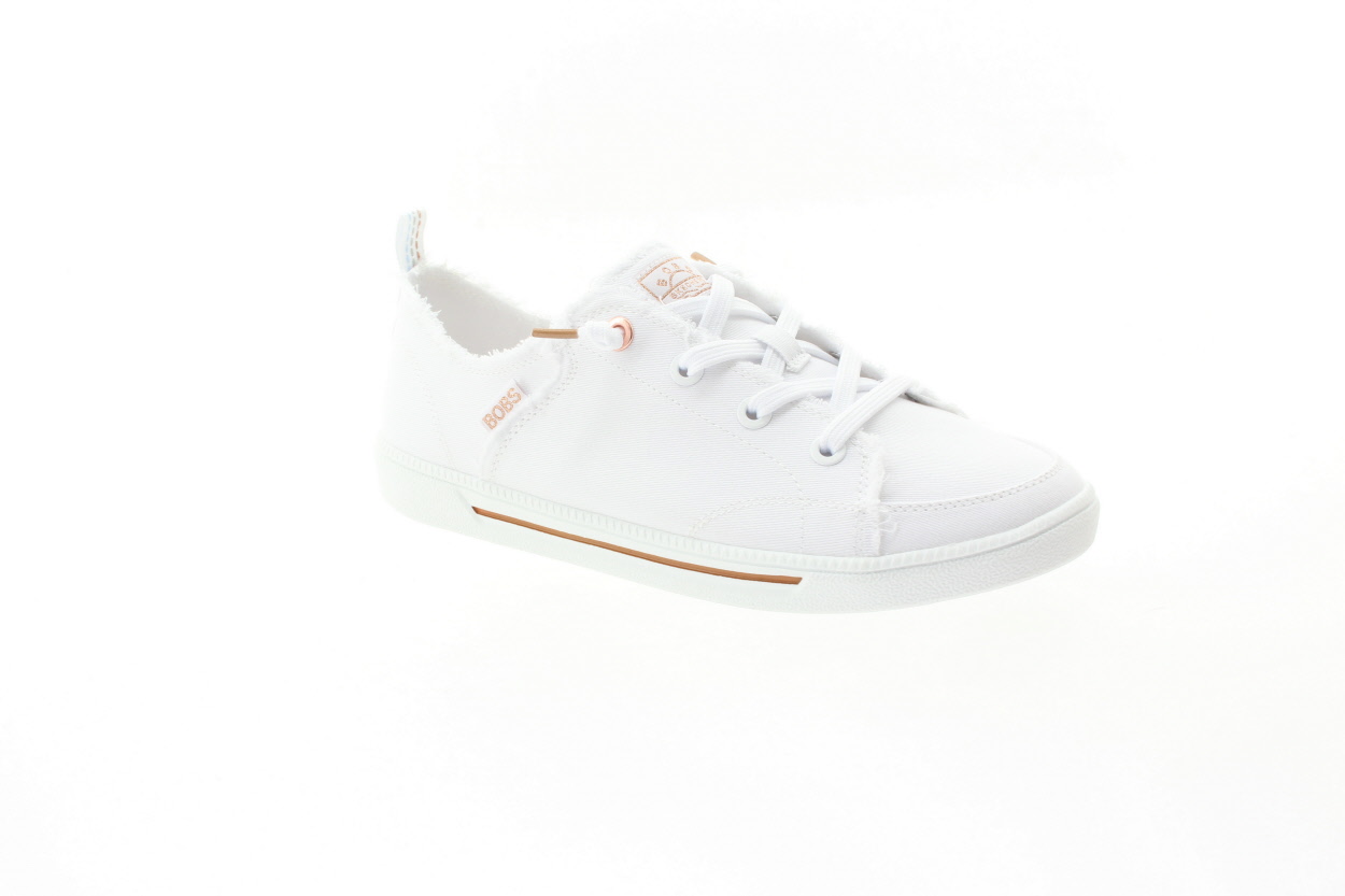 SKECHERS Dámské bílé textilní tenisky