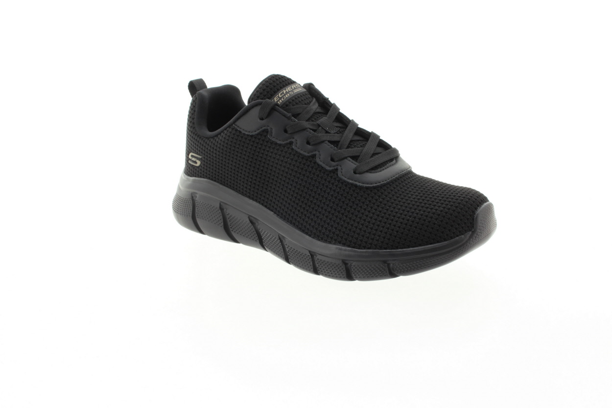 SKECHERS Dámské černé textilní tenisky