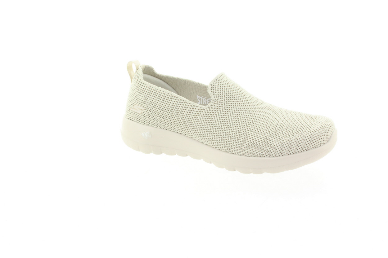 SKECHERS Dámské béžové textilní slip on