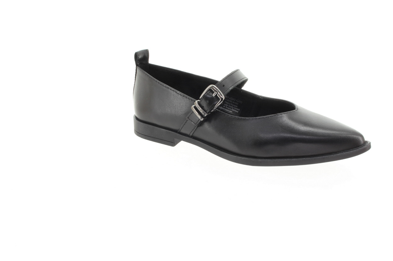 TAMARIS Dámské kožené černé baleríny