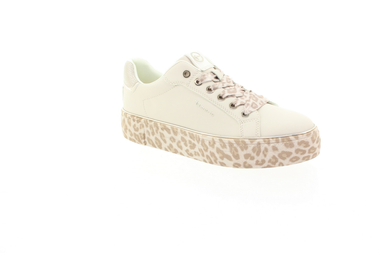 TAMARIS Dámské krémové tenisky