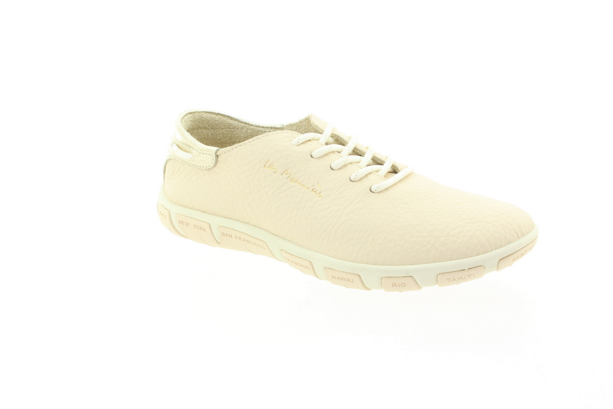 TBS Dámské béžové kožené polobotky