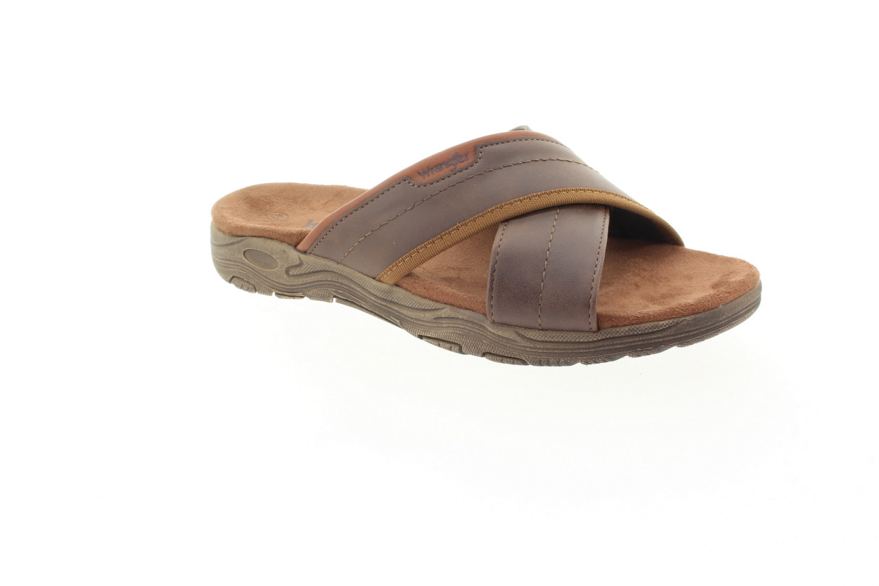 WRANGLER Pánské hnědé pantofle