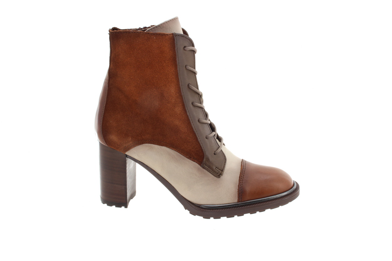 HISPANITAS Dámská kotníková kožená obuv cuero