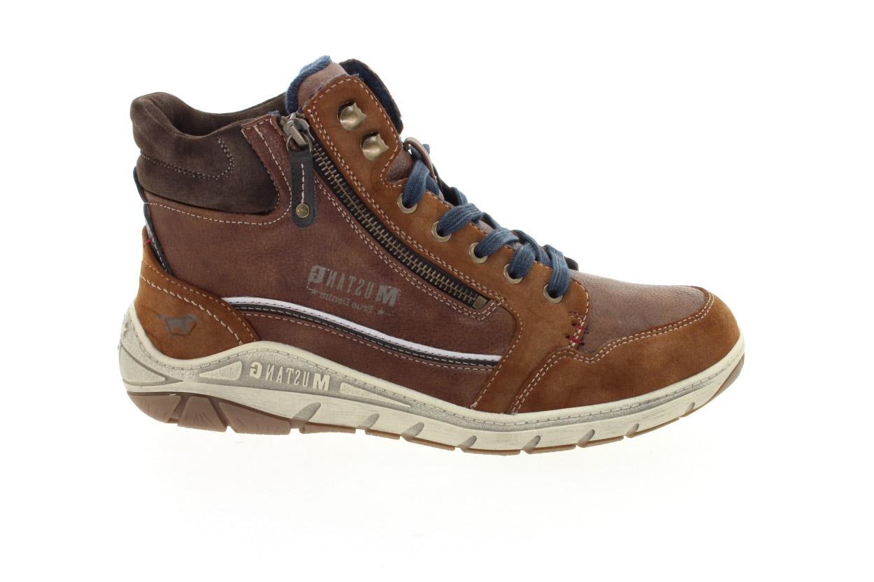 MUSTANG Pánský zimní koňakový kotník