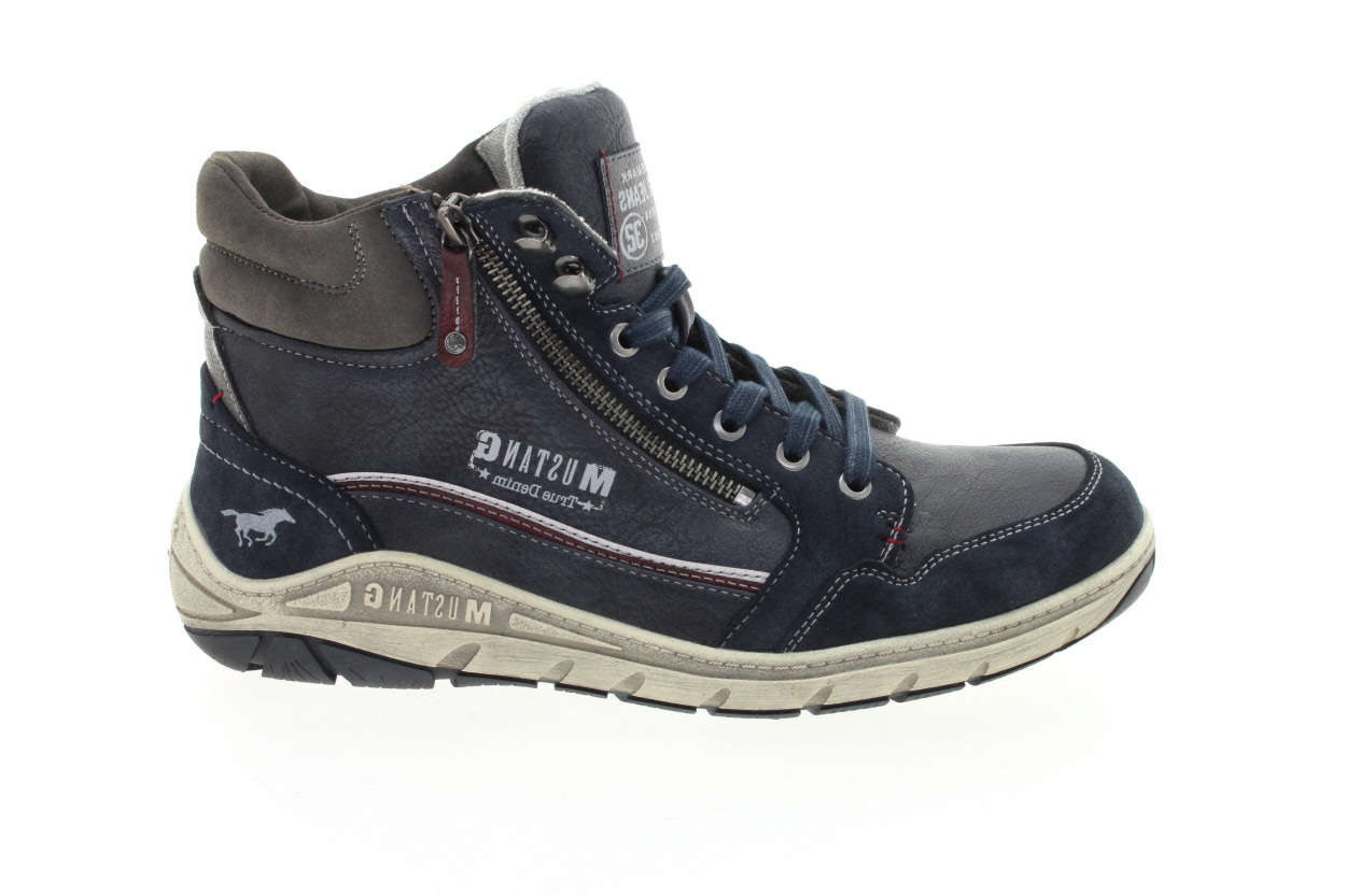 MUSTANG Pánské kotníkové tmavě modré tenisky