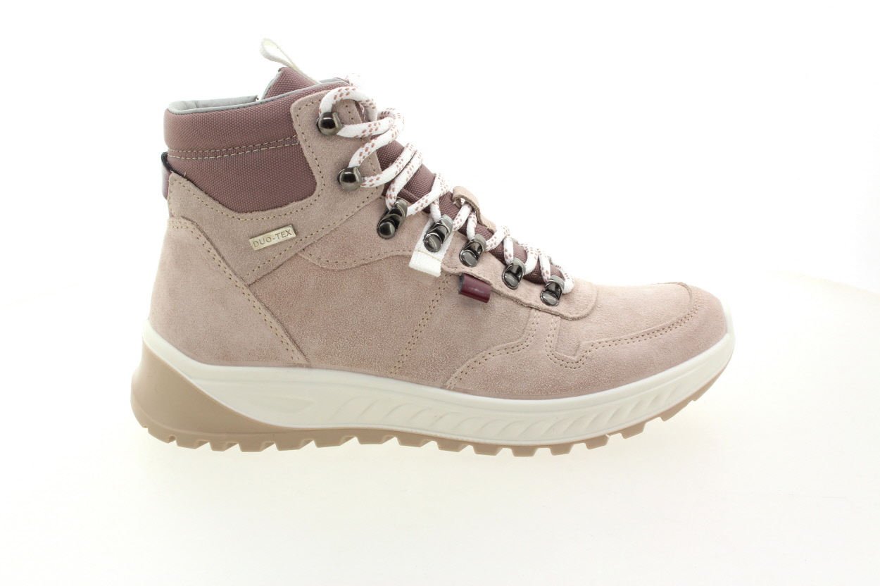 TAMARIS Dámský kožený kotník sv. růžový