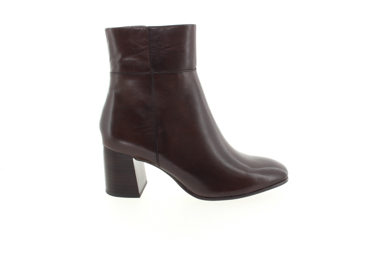 TAMARIS Dámský kožený hnědý kotník