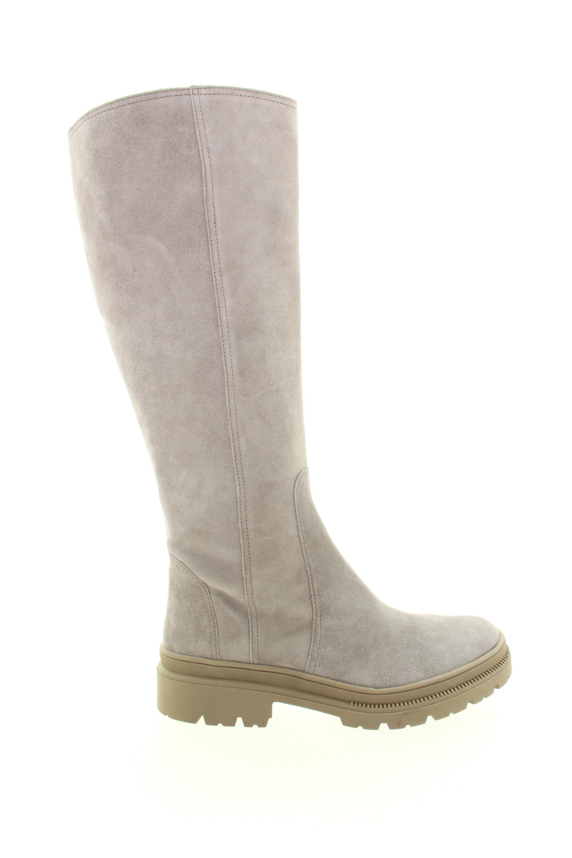 ARA Dámské kožené šedo béžové kozačky