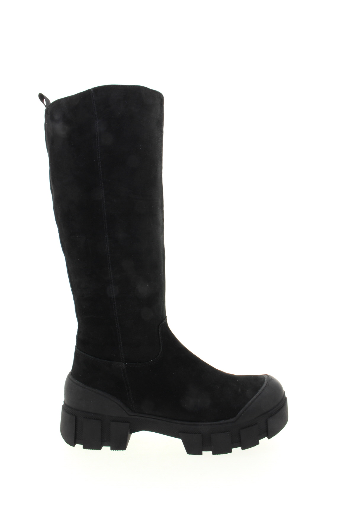 CAPRICE Dámské kožené černé kozačky