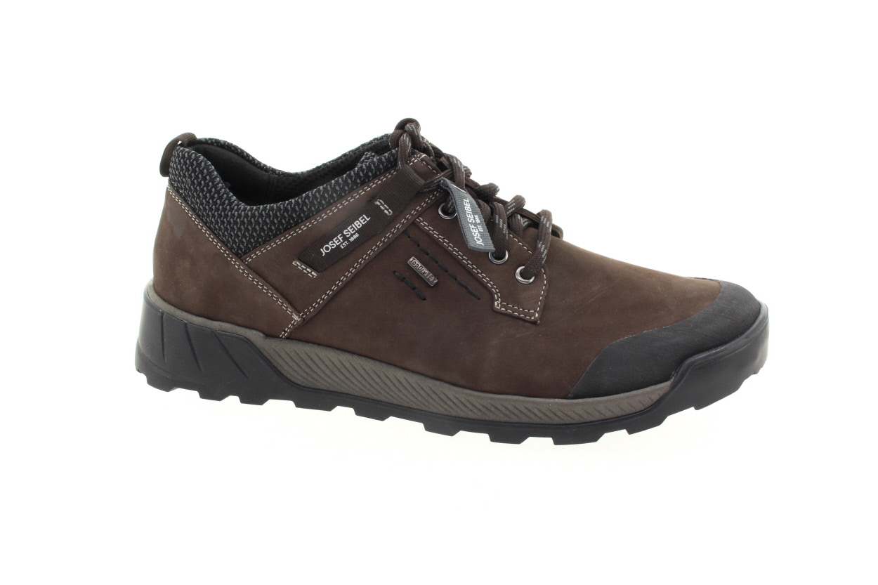 JOSEF SEIBEL Pánské kožené tm.hnědé tenisky