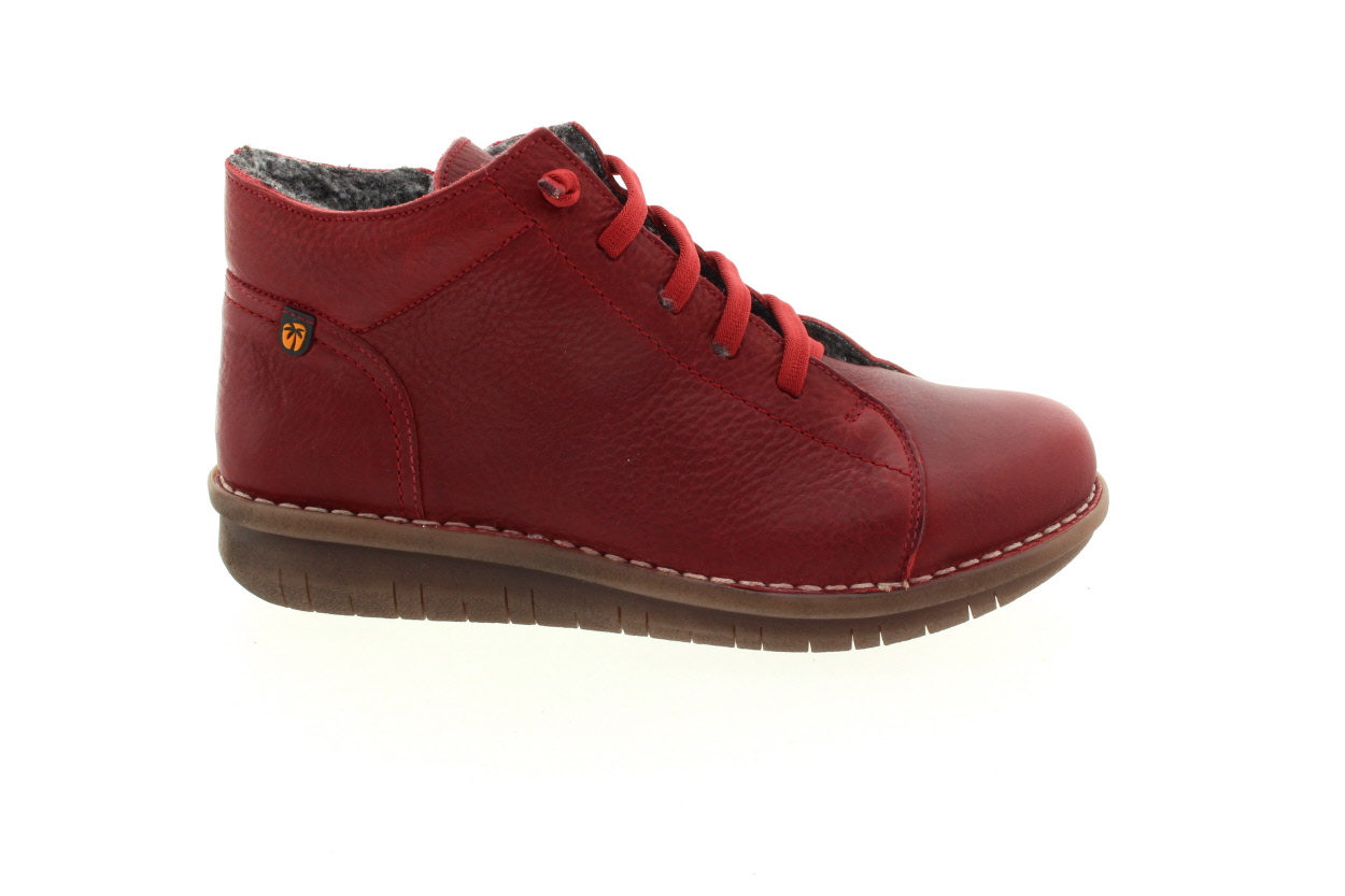 JUNGLE Dámský kožený červený kontík