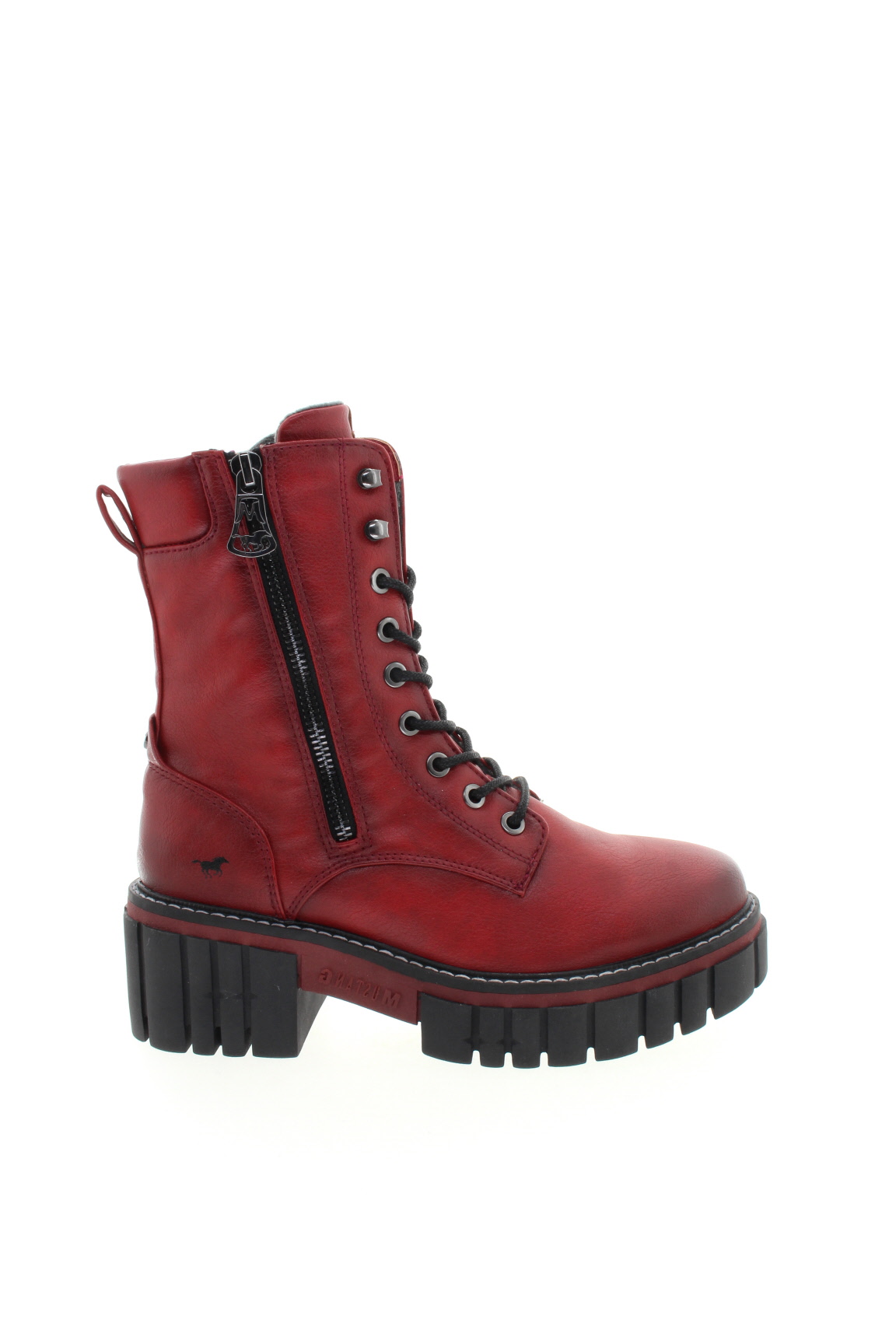 MUSTANG Dámský červený kotník