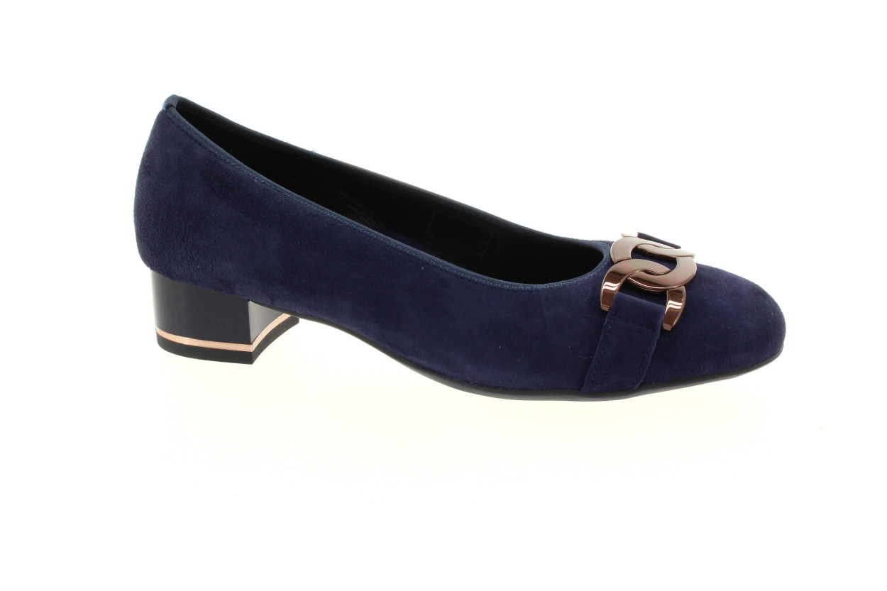 ARA Dámské tm.modré kožené lodičky