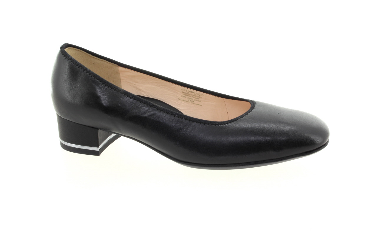 ARA Dámské černé kožené lodičky