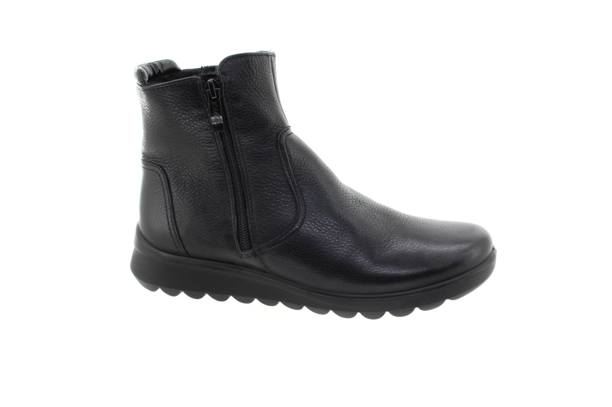 ARA Dámský černý kožený kotník