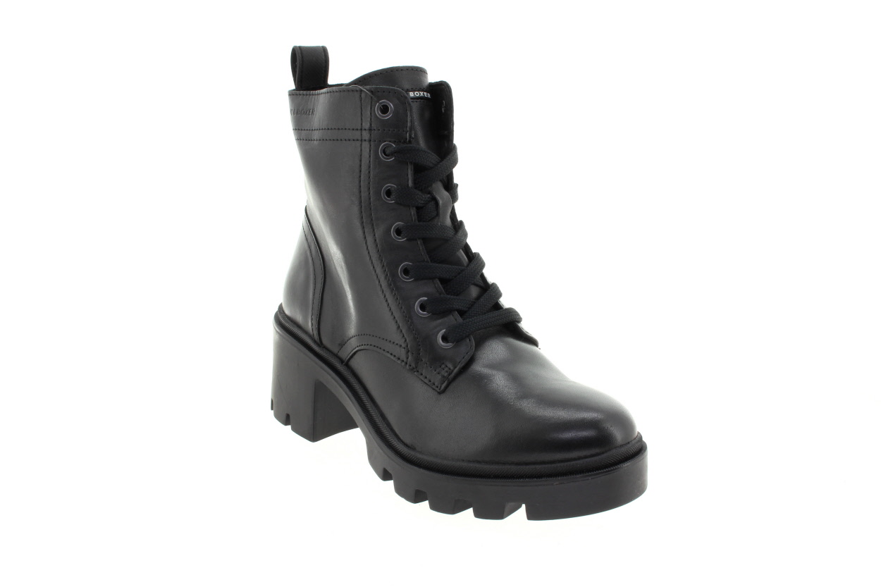 BULL BOXER Dámský kožený černý kotník