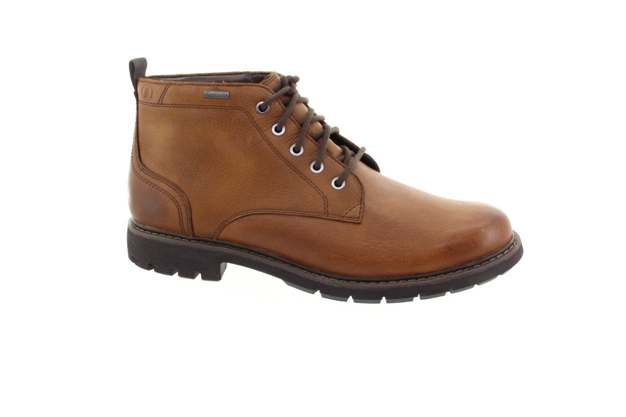 CLARKS Pánský kožený hnědý kotník