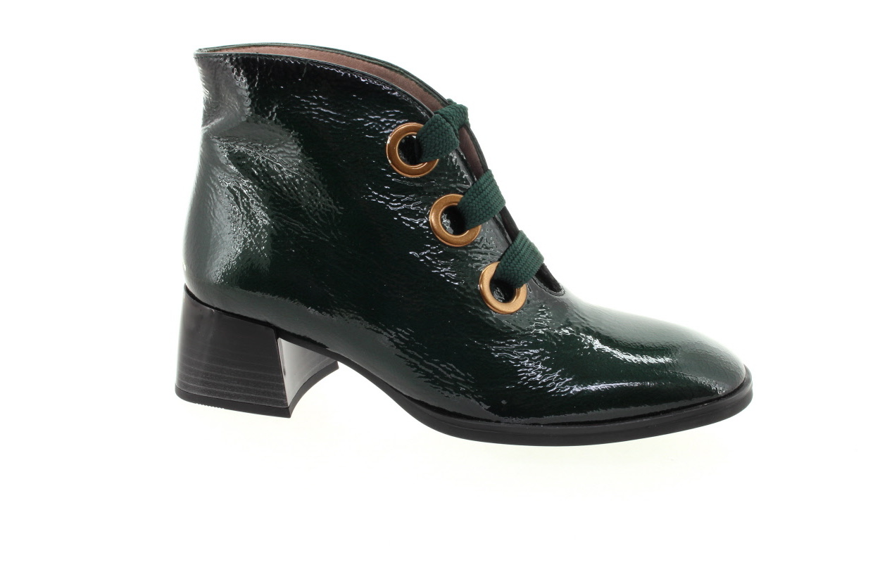 HISPANITAS Dámský kožený zelený kotník