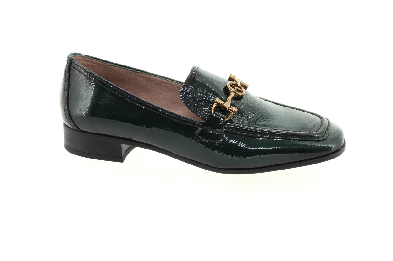 HISPANITAS Dámské kožené zelené mokasíny