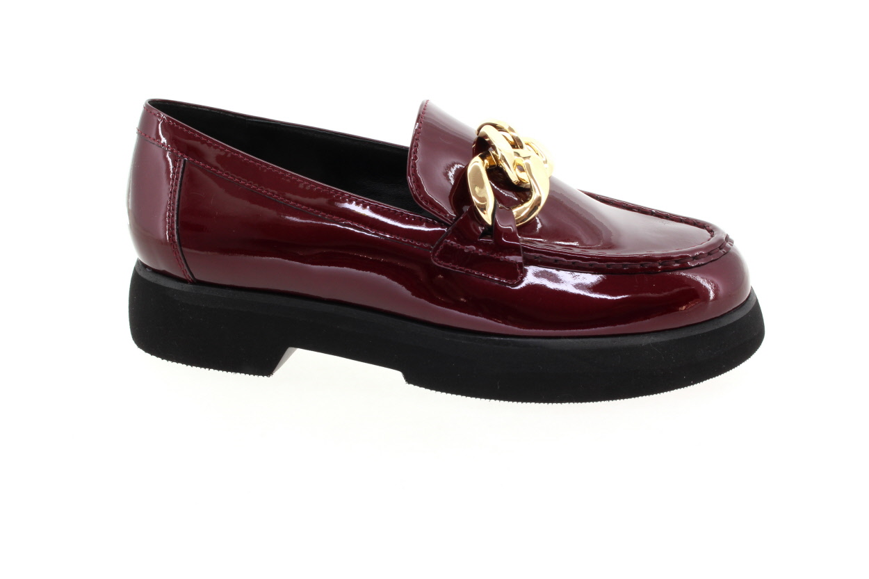 HÖGL Dámské kožené vínové mokasíny