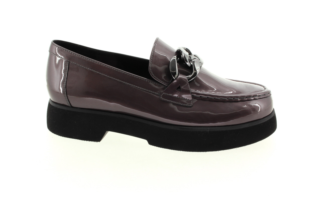 HÖGL Dámské kožené šedé mokasíny