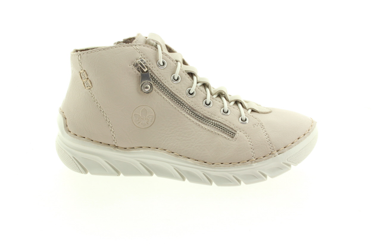 RIEKER Dámský krémový kotník