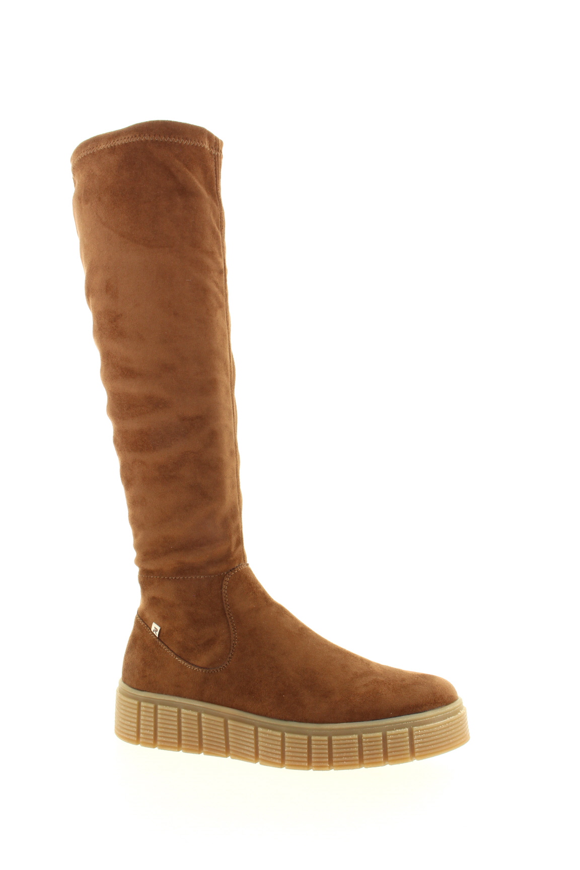 RIEKER Dámské hnědé kozačky