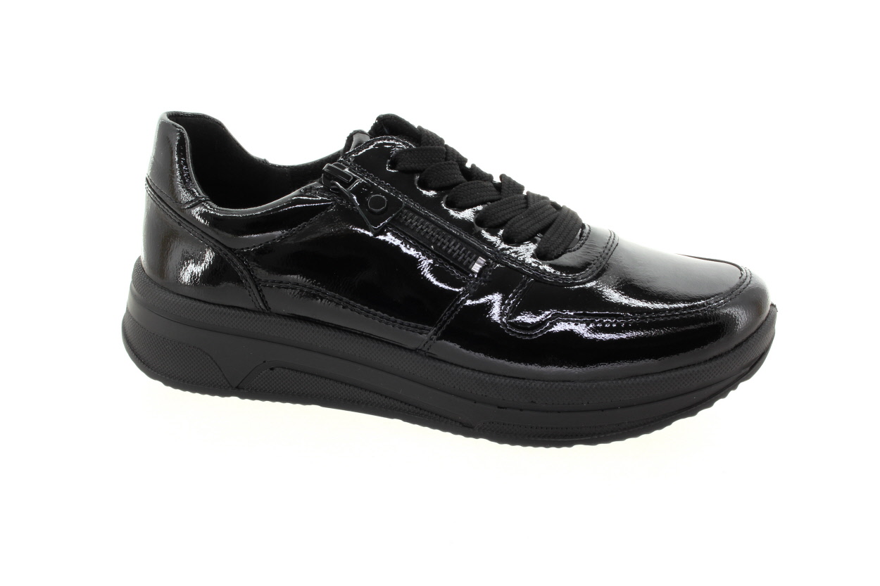 ARA Dámské černé kožené tenisky